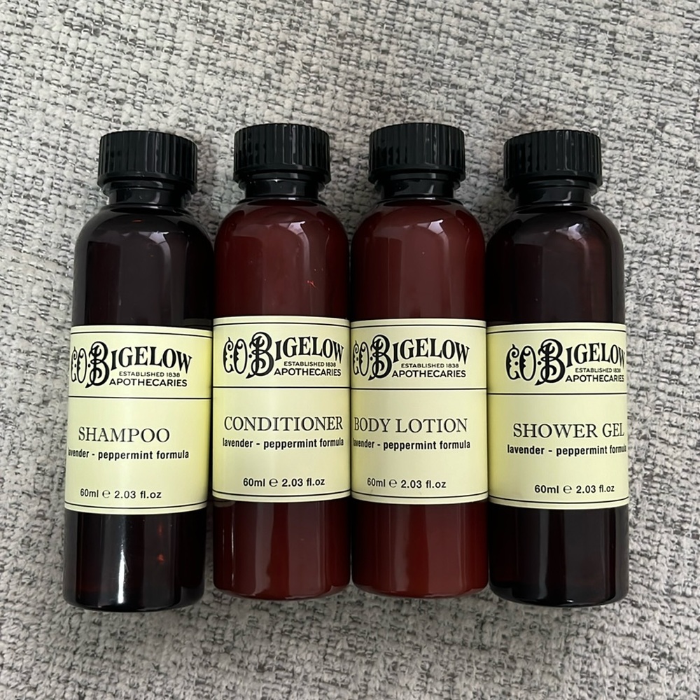 NEW Collection of 4 CO Bigelow Travel Size Beauty Essentials